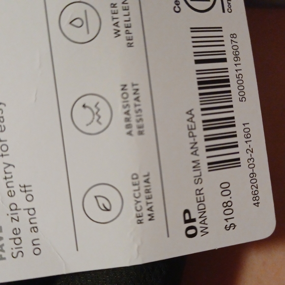 New Athleta Wander Slim Ankle Pant size 0 P - Picture 5 of 7